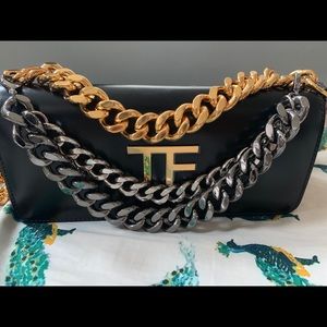 TOM FORD Palmelatto Triple Chain Bag Small